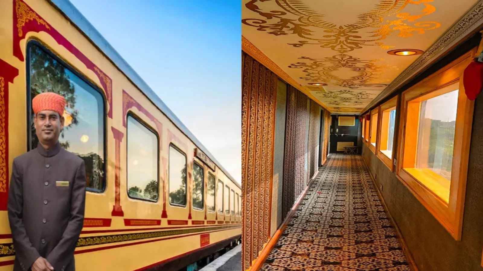 Covering Rajasthan's top tourist destinations—including Jaipur, Jaisalmer, Jodhpur, Udaipur, and Agra this luxury train offers seamless sightseeing tours with private guides, royal welcome ceremonies at every destination, and unforgettable desert safaris throughout the week-long journey.