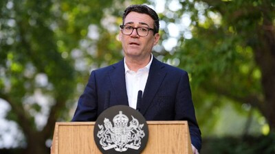 British Prime Minister Andy Burnham gives a speech during a reception at no 10 Downing Street, to recognise the contribution of organisations and volunteers who supported communities across Britain this summer, including through the recent heatwaves, wildfires and other emergencies, in London, Britain. (IMAGE: REUTERS)