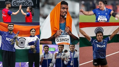 Asian Games 2026 medal standings after September 25. (Picture Credit: AP, PTI)
