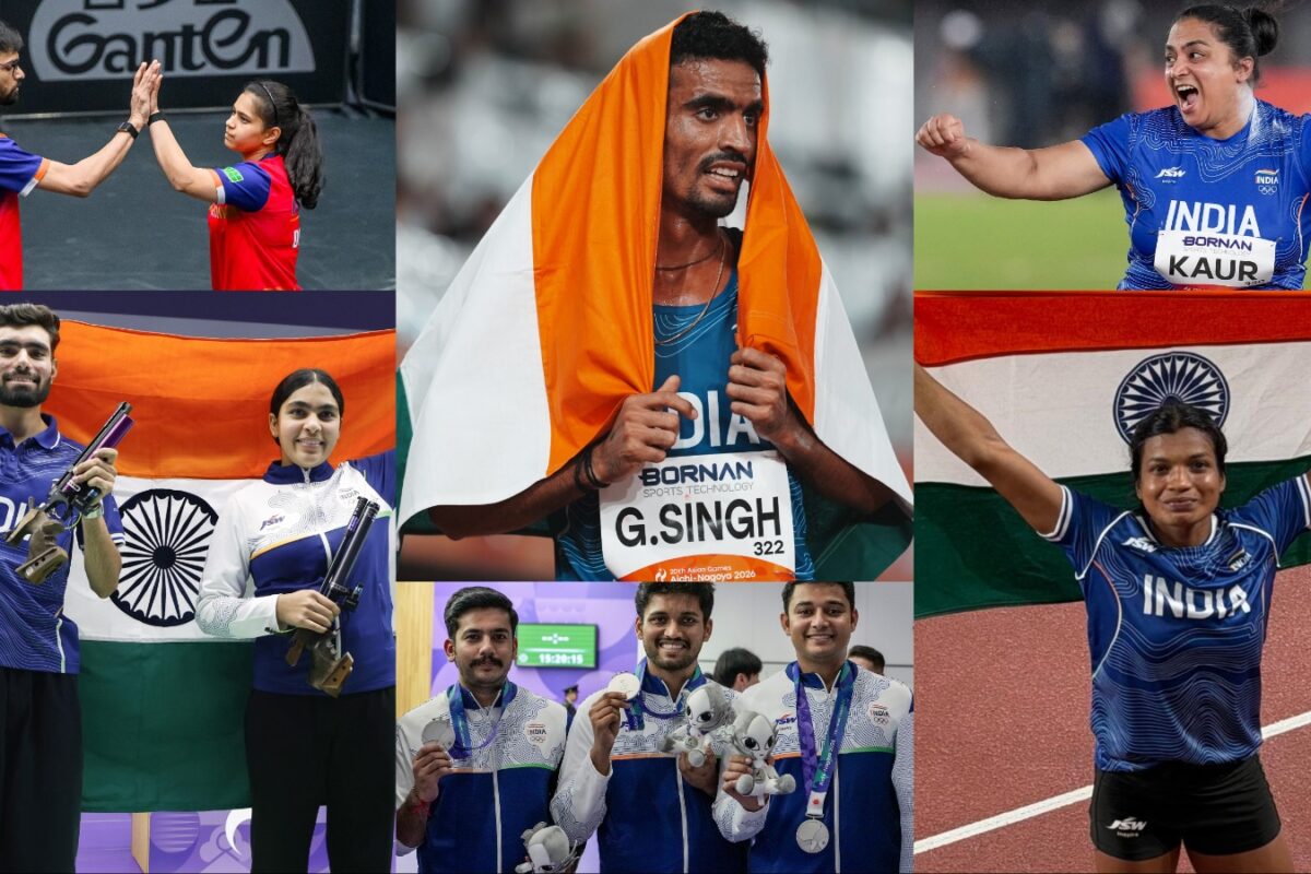 Asian Games 2026 Medal Standings After Day 7: India Rise To 12th With 23 Medals Including 2 Gold