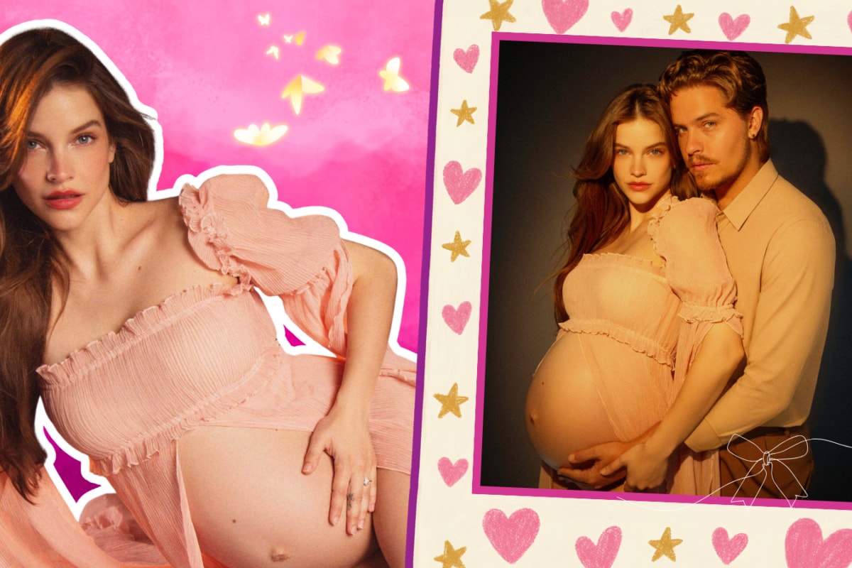 Barbara Palvin Is All Things Angelic In Dreamy Maternity Photoshoot With Dylan Sprouse