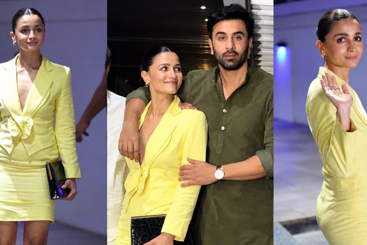 Alia Bhatt's Love For Eternal Sunshine To 1997 Alexander McQueen Vintage yellow Suit
