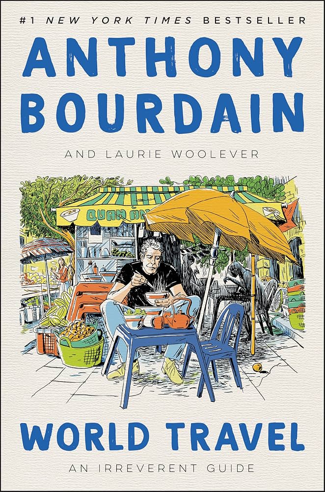World Travel: An Irreverent GuideThe book is co-authored by his longtime assistant Laurie Woolever. The posthumous travel bible serves as a definitive atlas of his favourite places on earth. It pairs Bourdain’s specific local food recommendations and travel wisdom with touching, personal essays written by his closest friends, family, and colleagues. (Image: Amazon) World Travel: An Irreverent GuideThe book is co-authored by his longtime assistant Laurie Woolever. The posthumous travel bible serves as a definitive atlas of his favourite places on earth. It pairs Bourdain’s specific local food recommendations and travel wisdom with touching, personal essays written by his closest friends, family, and colleagues. (Image: Amazon)