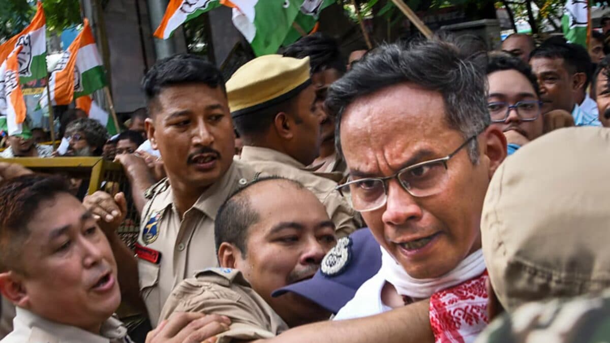 Assam Congress Chief Gaurav Gogoi, Others Detained During Protest Seeking CEC Gyanesh Kumar’s Removal