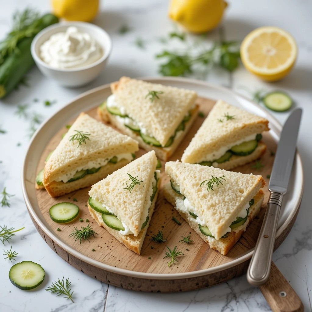 Curd And Cucumber SandwichIngredients: 4 slices whole-wheat bread, ½ cup thick curd, 1 small cucumber (thinly sliced), 1 tbsp chopped coriander, black pepper and salt.