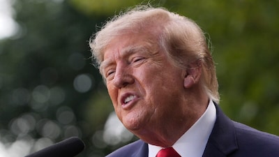 US President Donald Trump and New York City Mayor Zohran Mamdani speak to reporters at Gracie Mansion. (IMAGE: AP FILE PHOTO) 