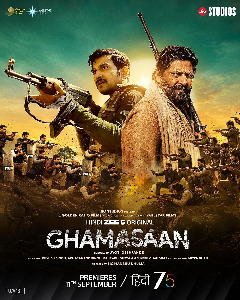 Ghamasaan (Zee5): The film revolves around power, politics and survival, placing its characters in a world where personal interests and political ambitions collide. Ghamasaan (Zee5): The film revolves around power, politics and survival, placing its characters in a world where personal interests and political ambitions collide.