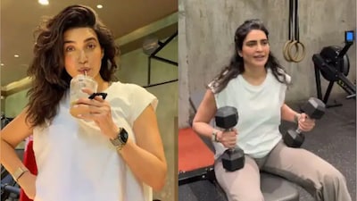 Karishma Tanna Is Making A Case For The Well-Equipped Home Gym After Baby Ved