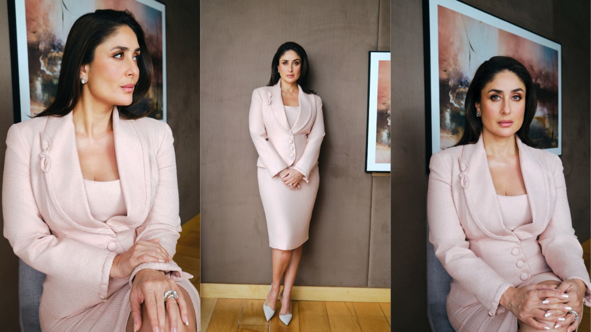 Kareena Kapoor Khan Dips Into John Galliano’s 1999 Archive For The Daayra Press Tour
