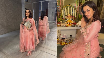Modak Nahi Milega, But This Blush-Pink Shraddha Kapoor Look Definitely Will