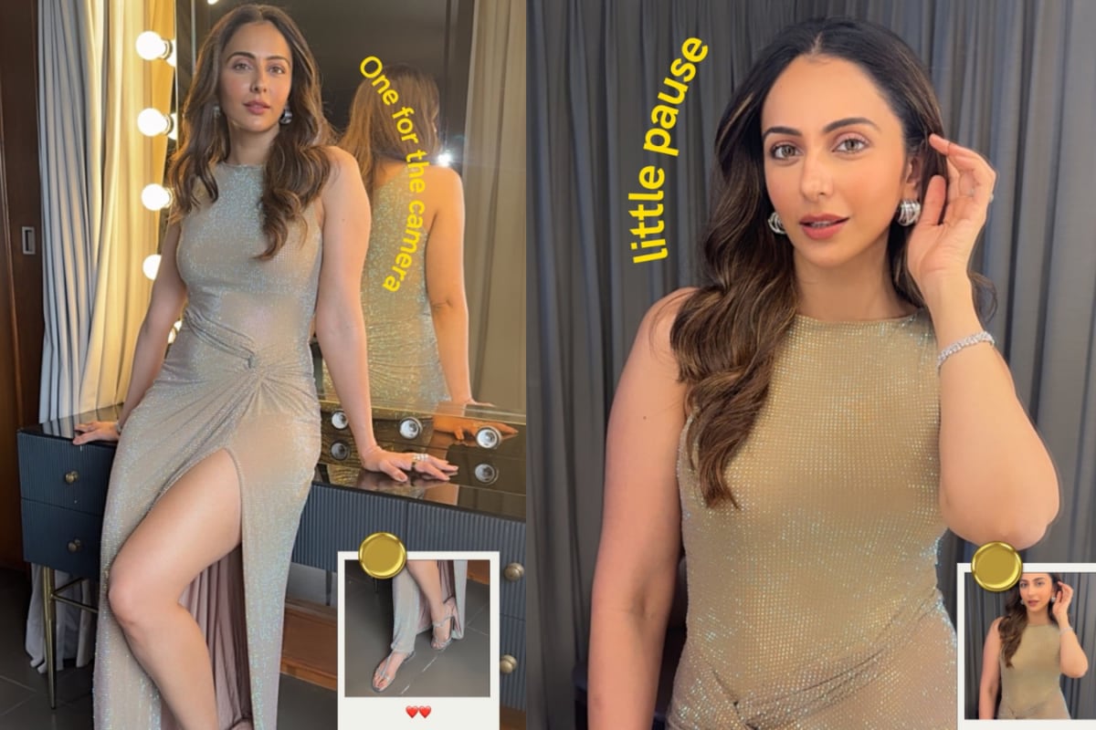 Rakul Preet Singh Is Serving Shimmer, Slits And Serious Main-Character Energy In This Glam Gown