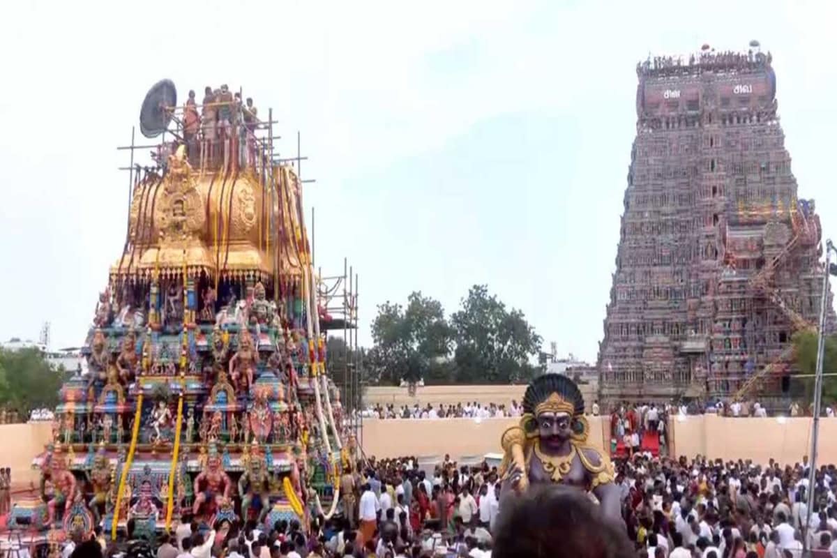 Meenakshi Temple Maha Kumbabhishekam After 17 Years: Thousands Gather In Madurai For The Historic Ceremony