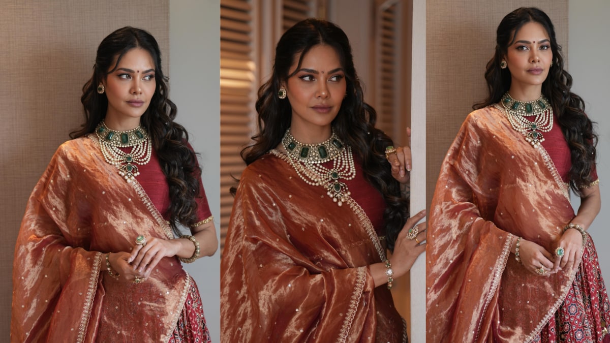 Ganesh Chaturthi 2026 Outfit Ideas: Take Cues From Esha Gupta's Festive Lehenga Look