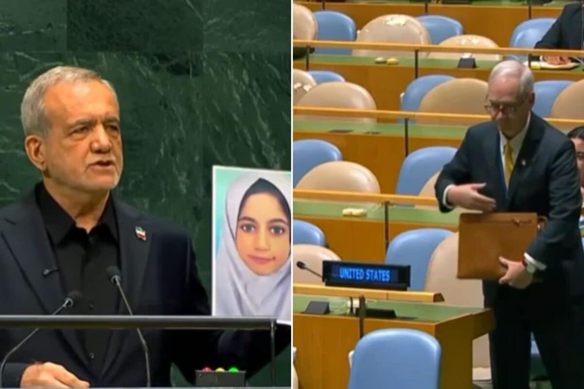 ‘America-Israel Hit Iran But We Didn’t Bend The Knee’: Pezeshkian’s Fiery UNGA Address Amid US Walkout