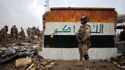 Iraq has often functioned more like a “buffer state” than a conventional battleground. A battleground implies that rival powers are fighting for control of the country, while a buffer state allows competing powers to maintain influence. (AFP Photo)