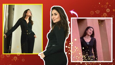 Kareena Kapoor Khan is giving her iconic Ajnabee look a 2026 spin, swapping Y2K glamour for head-to-toe black. Let’s take a closer look at her latest style move.