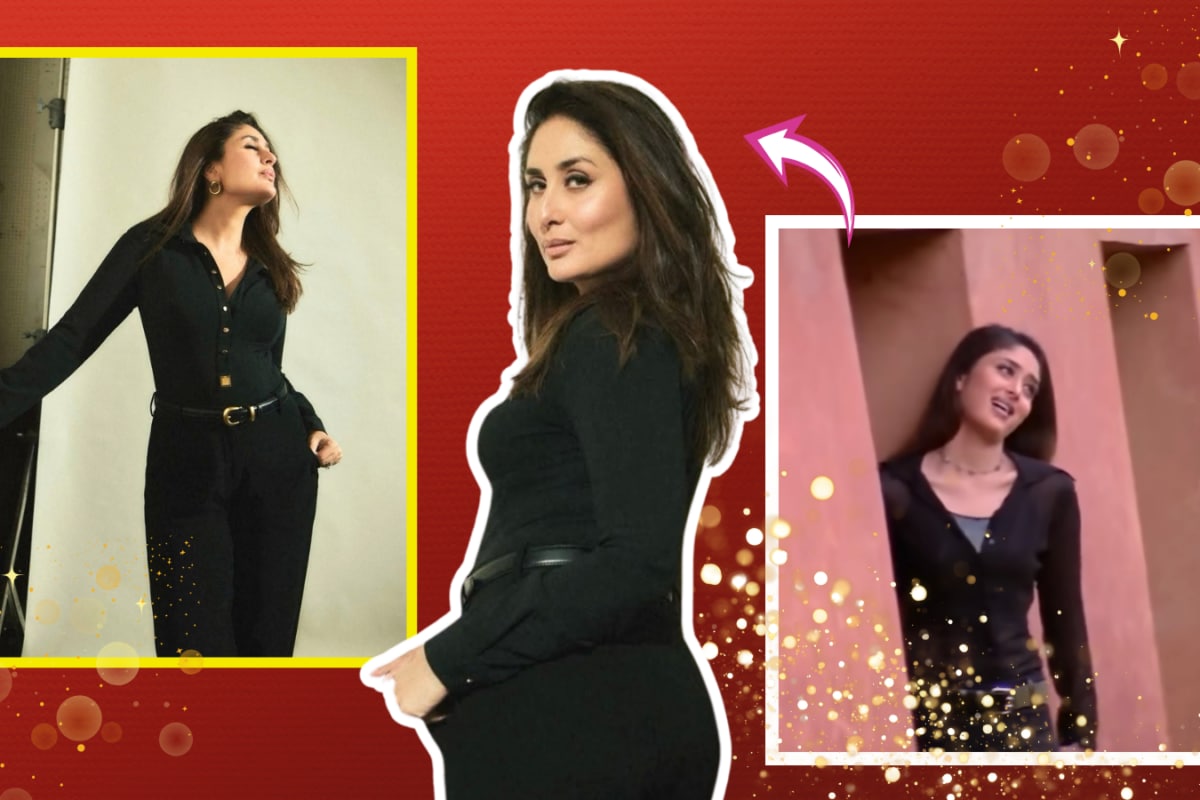 Kareena Kapoor Khan Recreates Her Iconic 'Ajnabee' Look With A Very Chic All-Black Update