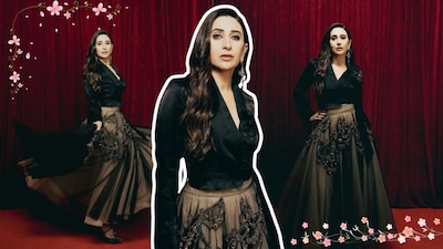 From the sweeping skirt to that throwback caption, Karisma Kapoor gave her latest fashion moment plenty to talk about.