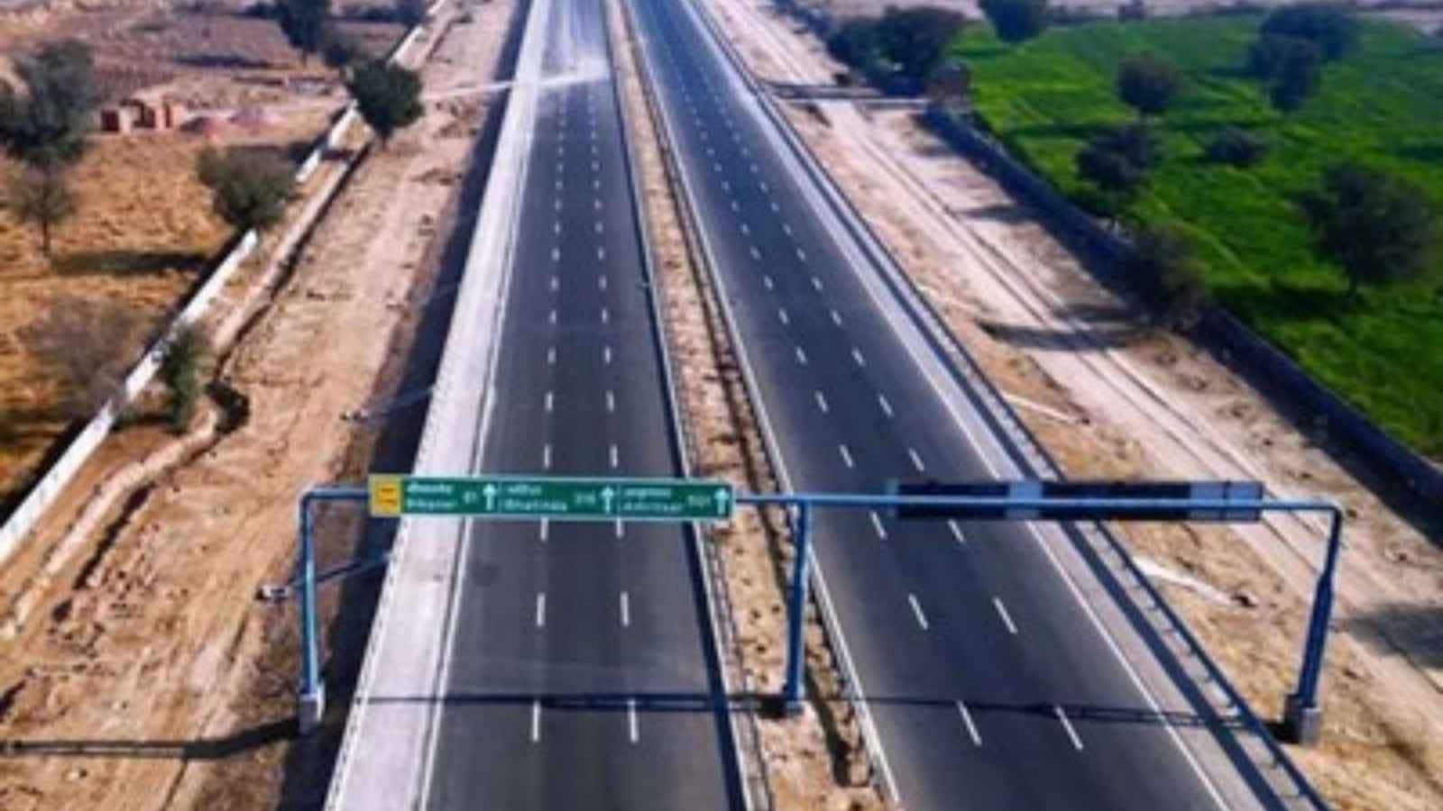 The expressway begins near Nilothi village in Haryana's Jhajjar district along the KMP Expressway. It passes through Jind, Sangrur, Ludhiana, and Jalandhar before reaching Nakodar, where the greenfield corridor splits toward two distinct destinations: Amritsar and Katra. 