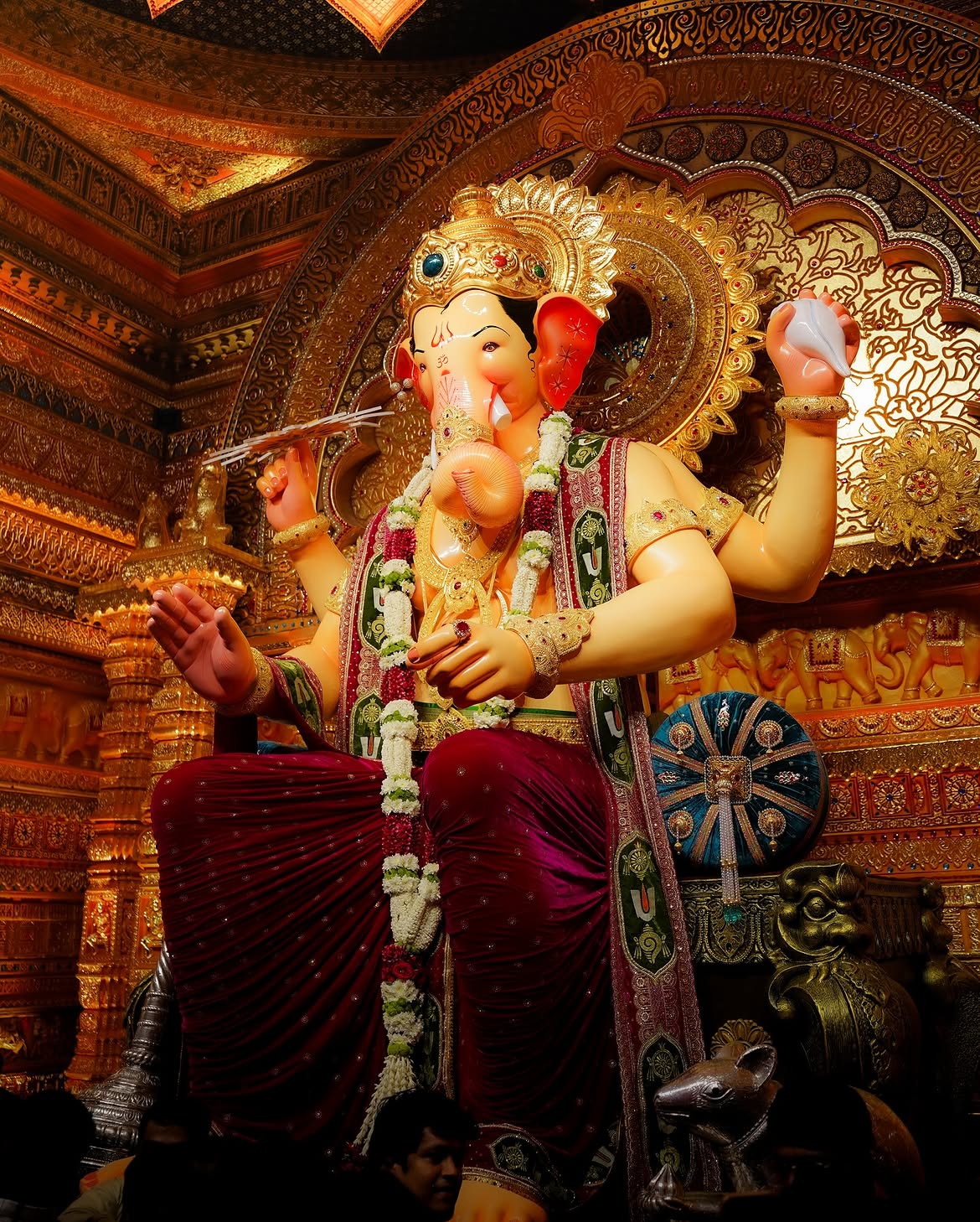 Lalbaugcha Raja 2026 First Look Unveiled Bappa Dazzles In Red Amid Lalbaugcha Raja 2026 First Look Unveiled Bappa Dazzles In Red Amid