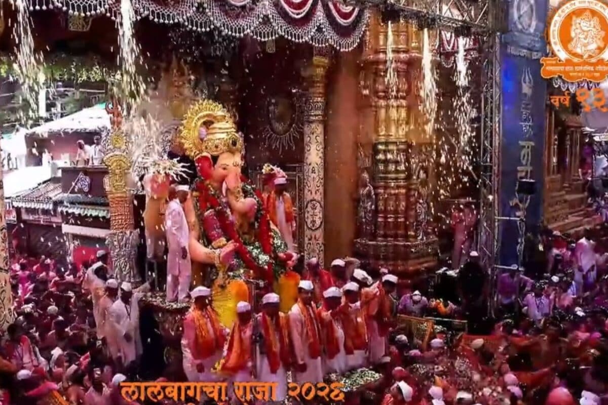 Lalbaugcha Raja Visarjan 2026 LIVE: Mumbai Procession, Route And Traffic Updates