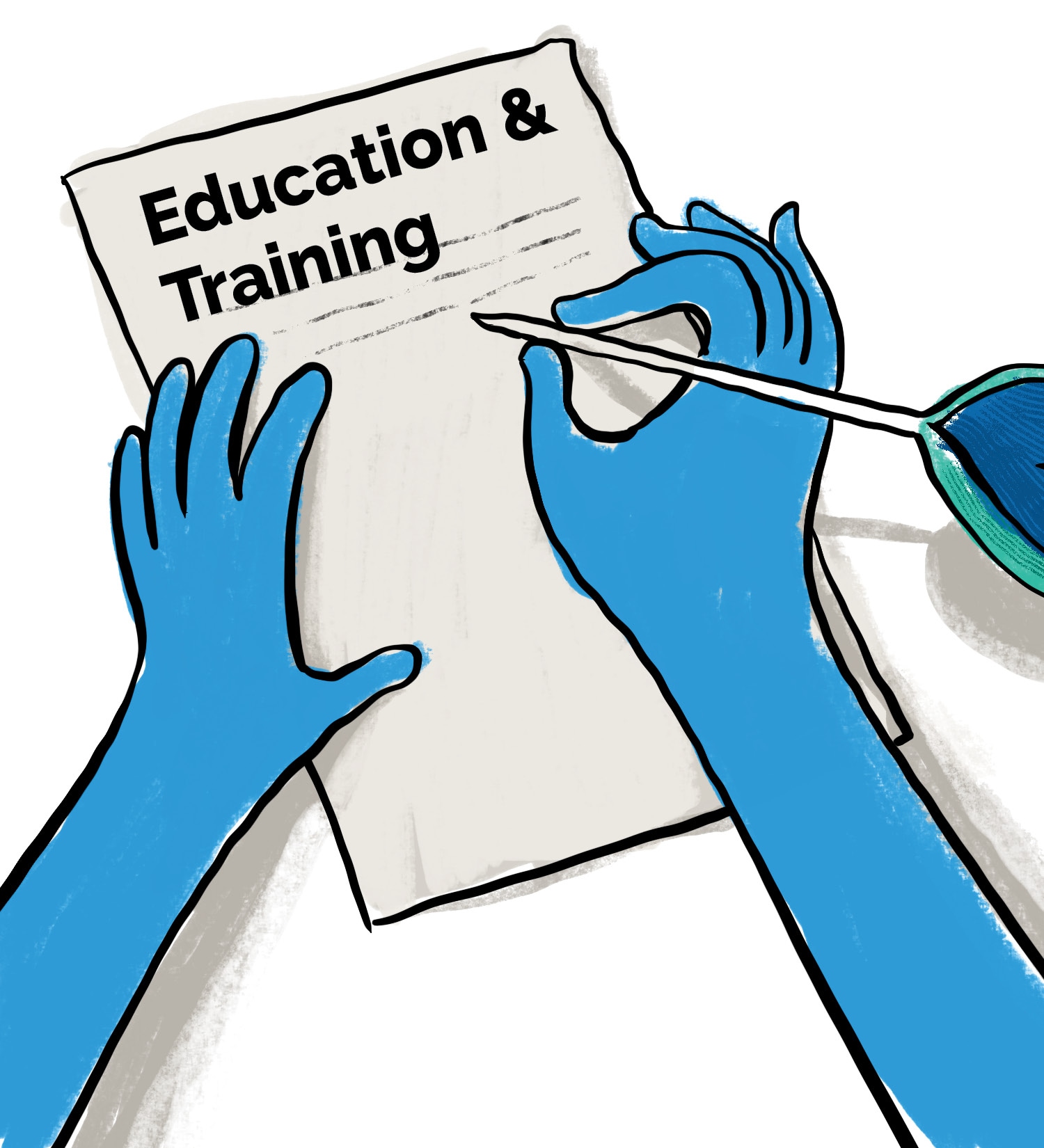 And now, a look at his education and training! (Image: News18 Creative) And now, a look at his education and training! (Image: News18 Creative)