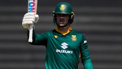 Matthew Breetzke breaks world record for most ODI runs after 14 innings. (Picture Credit: AP)
