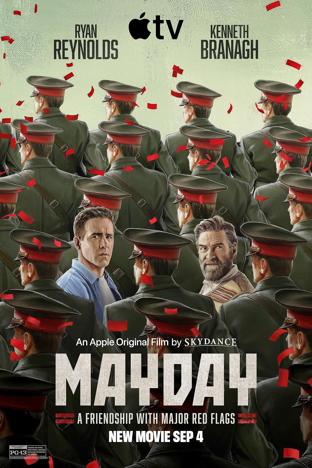 MaydayWhere To Watch: Apple TV+ Release Date: September 4 This action comedy is set during the Cold War. A US Navy pilot becomes stranded behind enemy lines during a secret mission and unexpectedly teams up with an ex-KGB agent to find a way home. (Image: IMDb) MaydayWhere To Watch: Apple TV+ Release Date: September 4 This action comedy is set during the Cold War. A US Navy pilot becomes stranded behind enemy lines during a secret mission and unexpectedly teams up with an ex-KGB agent to find a way home. (Image: IMDb)