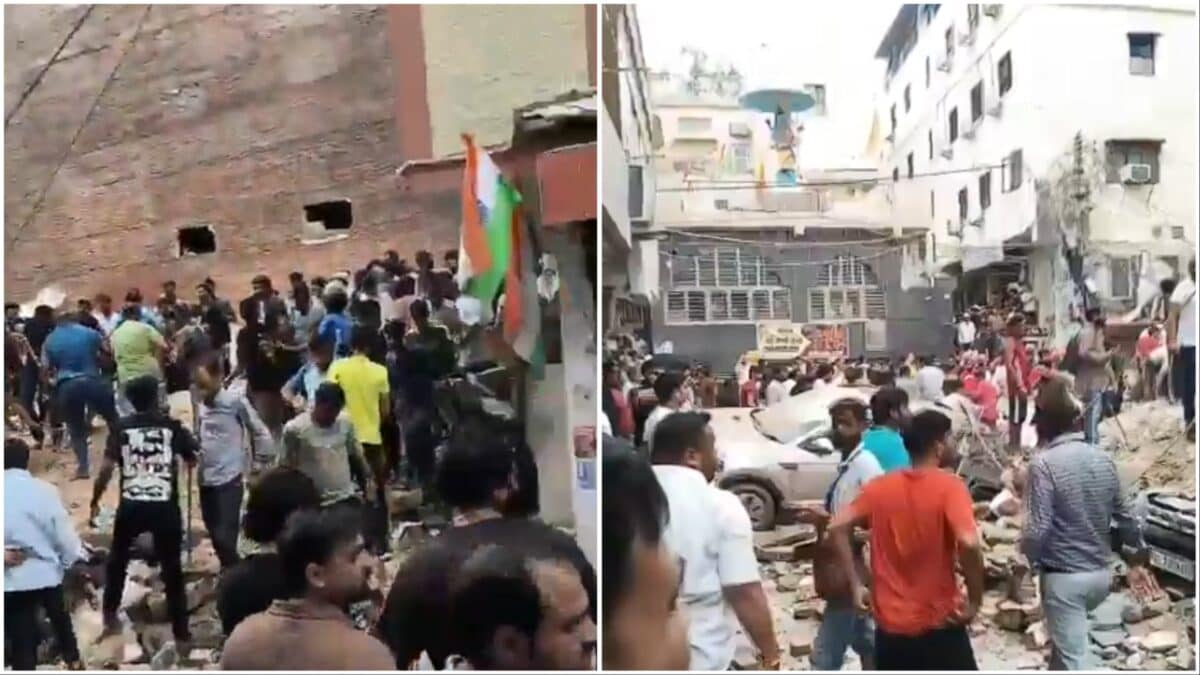 Download News18 APP Delhi Satya Niketan Building Collapse: MCD Suspends 5 South Zone Officials With Immediate Effect