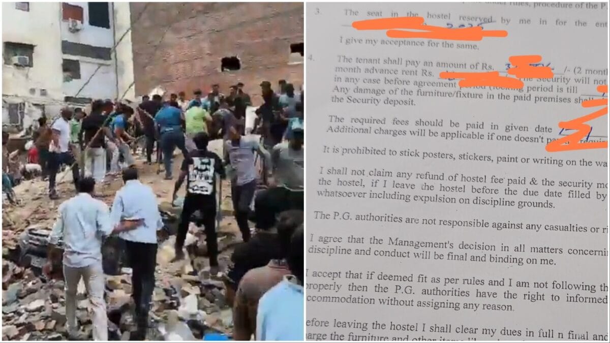 'Not Responsible For Any Casualties': What PG Agreement Of Collapsed Building In Delhi's Satya Niketan Said