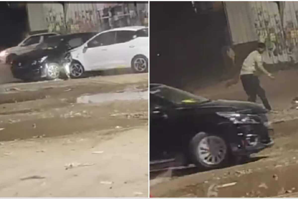 After Thar Rampage, Baleno Rams Into Cab, Tries To Run Over Man In Gurugram’s Sector 38 | Videos