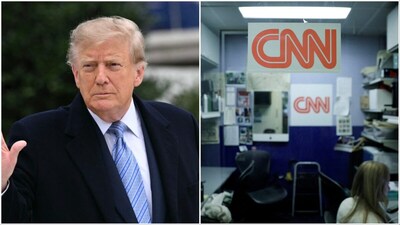A US judge ordered Trump’s administration to restore White House access for top media outlets (Photos: AFP/Reuters)