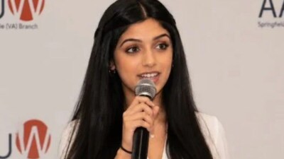 Navya Tuteja is also president of her school's AI club. (Image: LinkedIn)