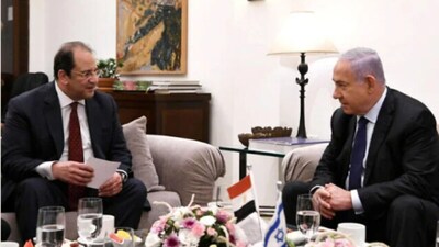 Netanyahu has previously denied personally receiving advance warnings from Abbas Kamel (in pic) in the period before October 7. (Israel government handout photo from 2021)