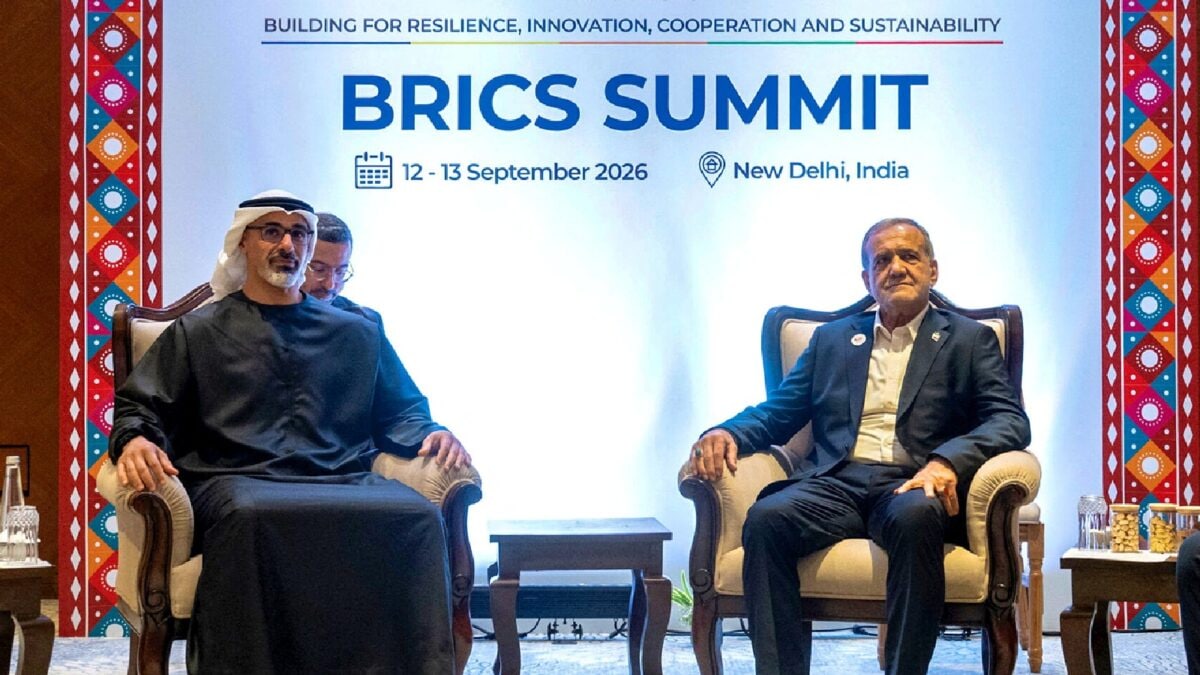 At BRICS Delhi Bilateral, Abu Dhabi Crown Prince Told Iran's Pezeshkian To ‘Put Aside The Past'
