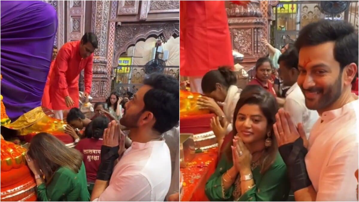 Prithviraj Sukumaran Visits Lalbaugcha Raja Amid Daayra Release