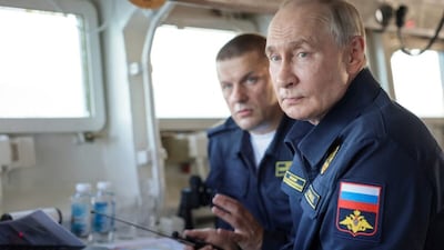 Reports say Putin is pursuing several overlapping campaigns across Europe that support its war in Ukraine and its broader strategic goals, including weakening NATO and restoring Russian influence over former Soviet states. (AFP Photo)