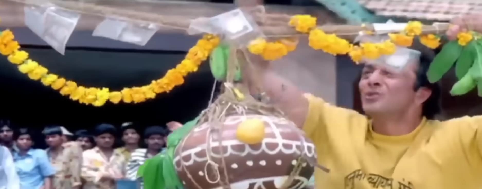 Vaastav: Starring Sanjay Dutt, the film continues to resonate with millions of individuals, especially its depiction of how the Dahi Handi festival is celebrated in chawls. 