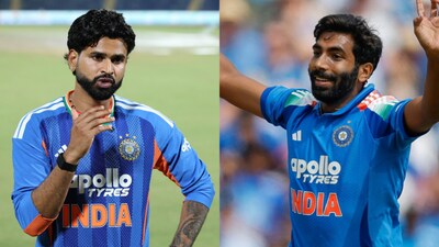 Shreyas Iyer and Jasprit Bumrah are not part of India's squad for the West Indies ODIs.(Creimas)