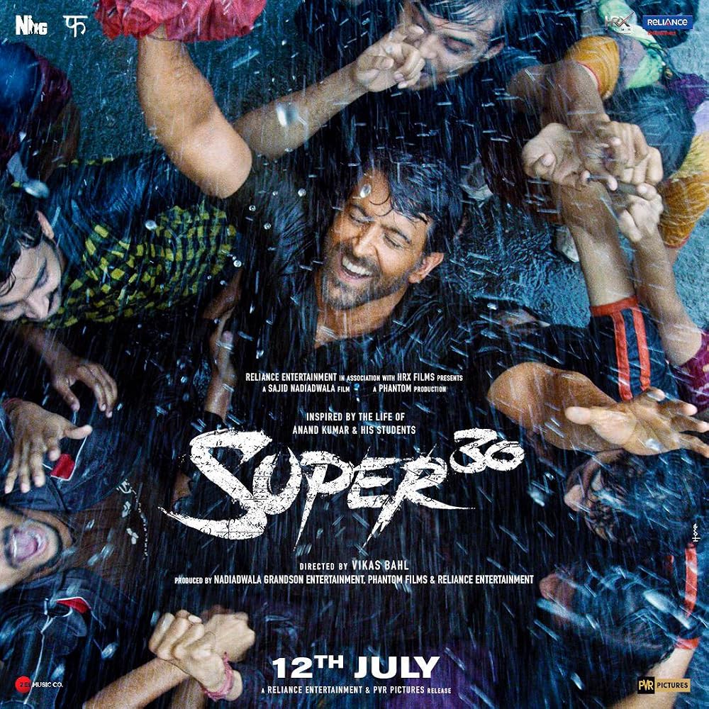 Super 30 (2019): The film is based on the life of mathematician Anand Kumar. Super 30 tells the inspiring story of a teacher who trained underprivileged students for the IIT entrance exams. You can watch the film on JioHotstar. (Image: IMDb) Super 30 (2019): The film is based on the life of mathematician Anand Kumar. Super 30 tells the inspiring story of a teacher who trained underprivileged students for the IIT entrance exams. You can watch the film on JioHotstar. (Image: IMDb)