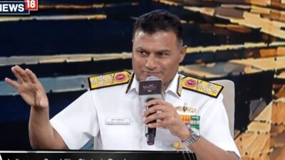 The Navy chief said the Indian Navy is also embracing emerging technologies through initiatives such as the Naval Innovation and Indigenisation Organisation and special task forces. (Photo: News18)