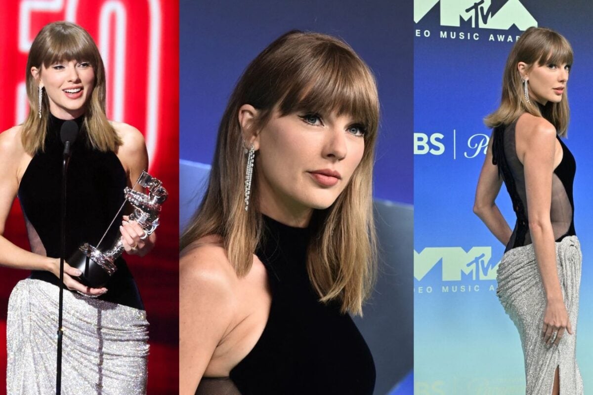 Taylor Swift Makes VMAs History In A Show-Stopping Tamara Ralph Gown