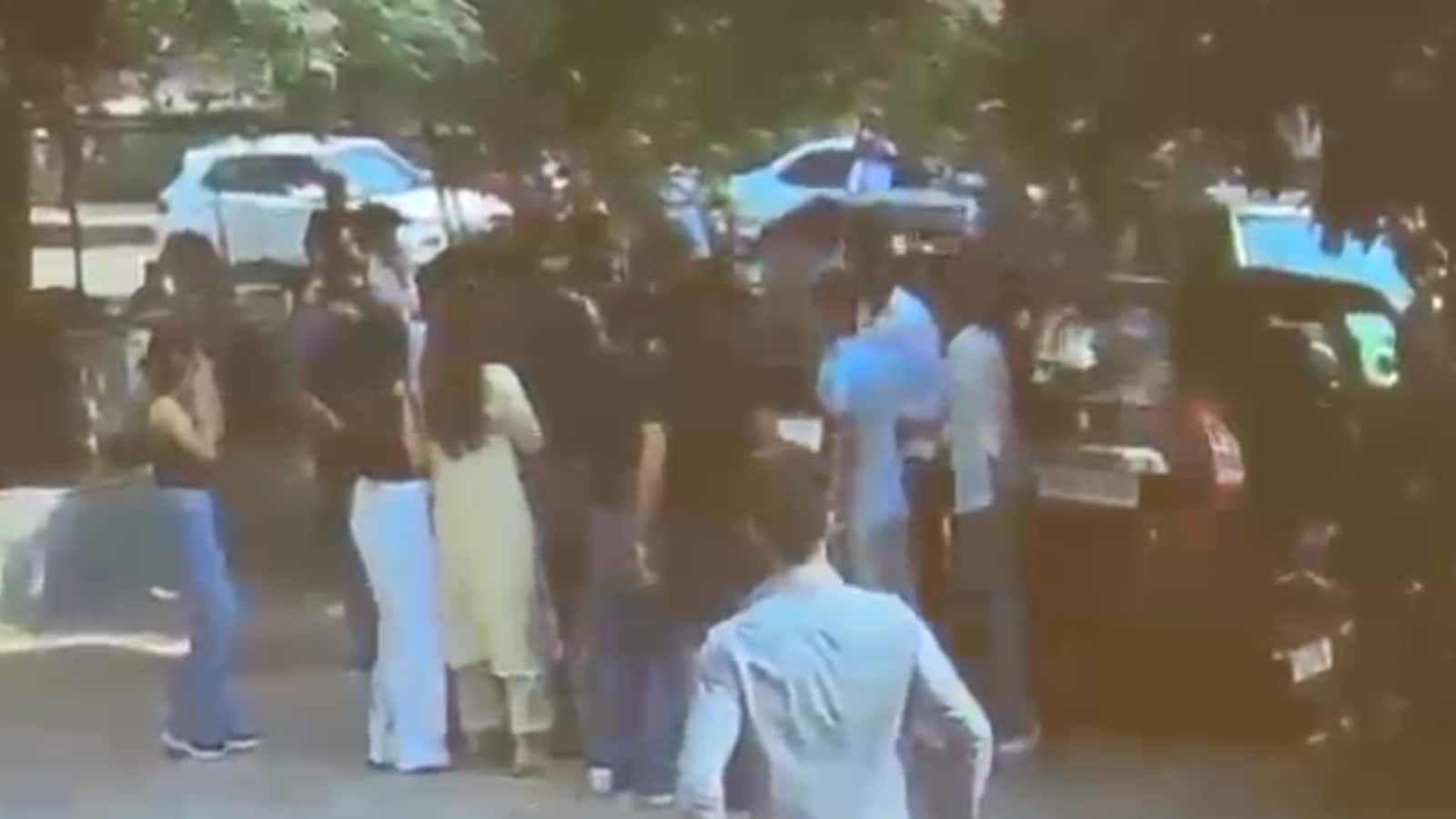 Hit By Thar, Then Beaten: CCTV Captures Brutal Assault On Student Outside Gurugram University