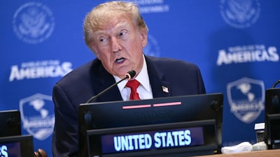US President Donald Trump (AFP)