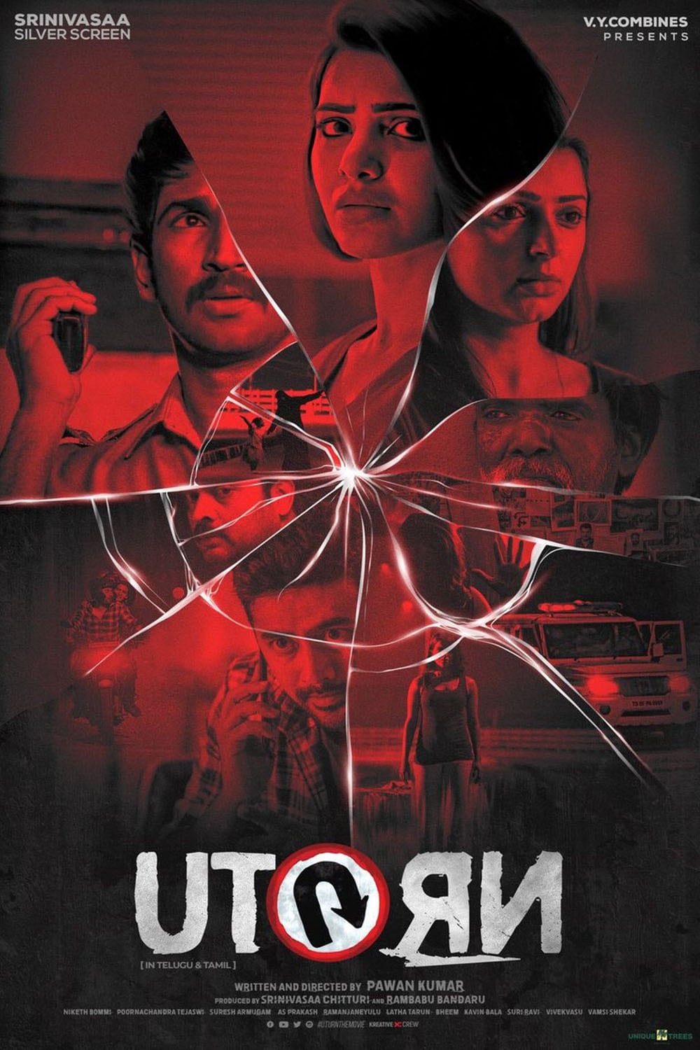 U-Turn (2016 - Kannada): An investigative journalist probing traffic violations on a flyover finds herself framed for murder when subjects mysteriously die. The film weaves supernatural intrigue with psychological dread, unraveling guilt, urban apathy, and paranoia through a tightly spun narrative.