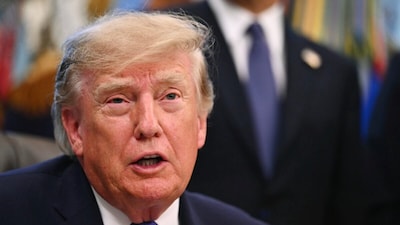 US President Donald Trump (Image credit: AFP)