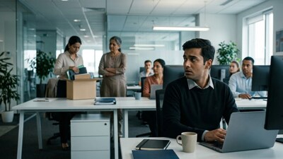 A colleague’s sudden dismissal without any prior warning has left a man questioning his own job security (Image-AI)