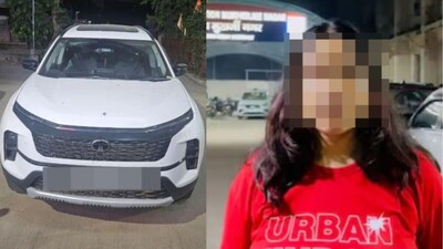 The student said she and her friend were near a park at around 9:30 pm