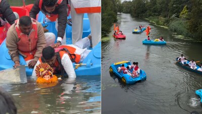 NRIs Immersing Ganesh Idols In UK River Sparks Debate; Internet Asks ...