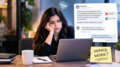 A woman’s response to a recruiter over a job assignment has caught the internet’s attention (Image-AI)